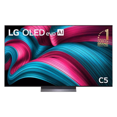 LG 65 inch OLED65C56LA OLED evo AI C5 4K Smart TV